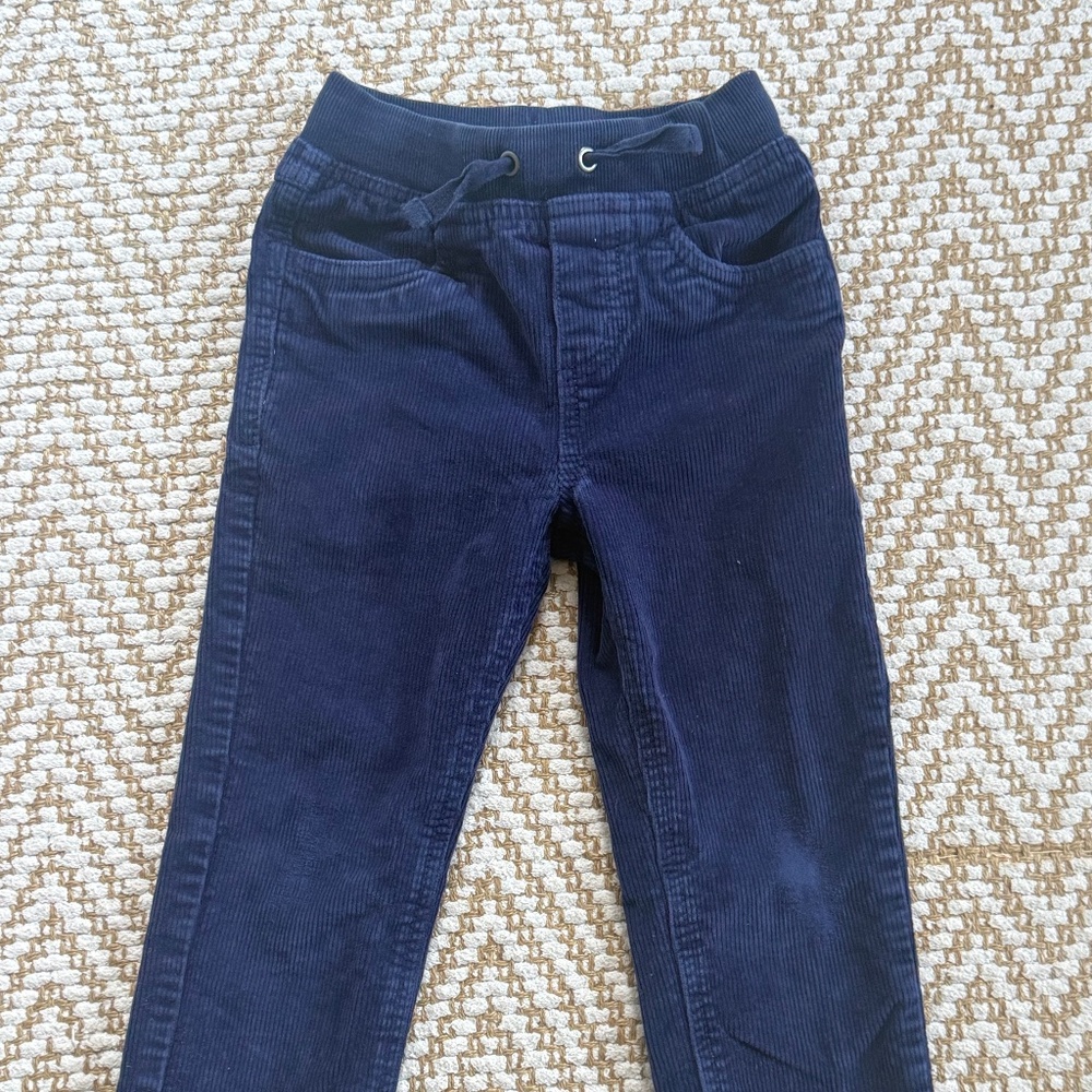 Hanna Andersson Boys Pull On Corduroy Pants, Size 4